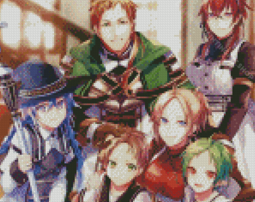 Mushoku Tensei Anime Characters Diamond Painting