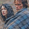 Outlander Jamie And Claire Diamond Painting