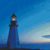 Point Riche Lighthouse Diamond Painting