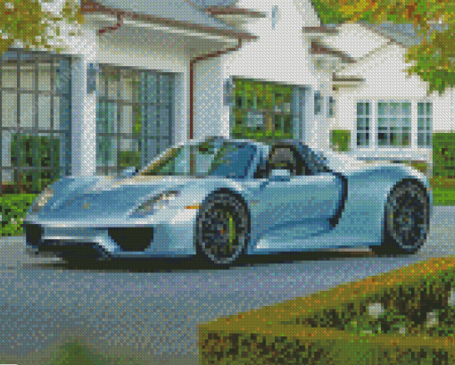 Porsche 918 Diamond Painting