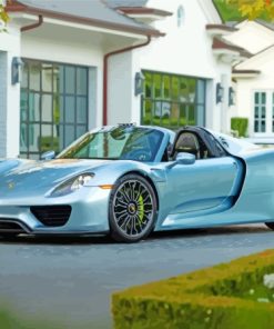 Porsche 918 Diamond Painting