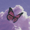 Purple Butterfly Diamond Painting