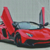 Red Exotic Car Diamond Painting