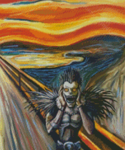 Ryuk The Scream Diamond Painting