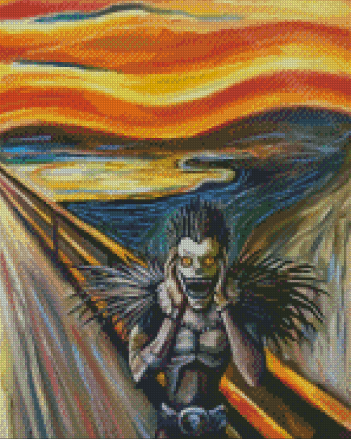 Ryuk The Scream Diamond Painting