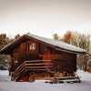 Snowfall Forest Cabin Diamond Painting