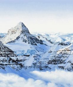 Snowy Mount Assiniboine Diamond Painting