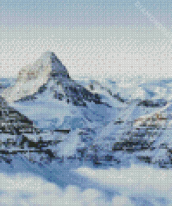 Snowy Mount Assiniboine Diamond Painting