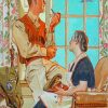 Soldier At Home Joseph Christian Leyendecker Diamond Painting