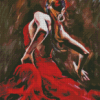 Spanish Flamenco Woman Dancer Diamond Painting