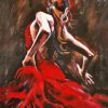 Spanish Flamenco Woman Dancer Diamond Painting