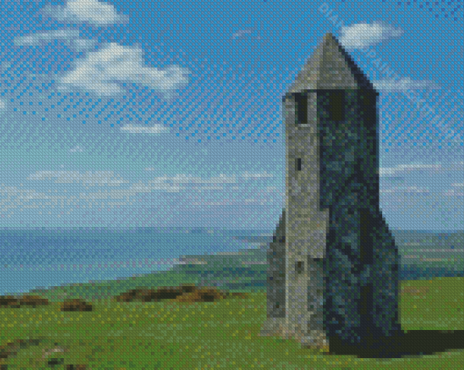 St Catherines Oratory Isle Of Wight Diamond Painting