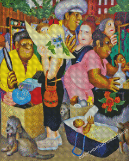 Streek Market Beryl Cook Diamond Painting