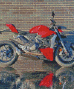 Streetfighter V2 Bike Diamond Painting