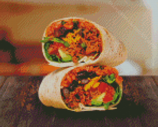 Tasty Burrito Diamond Painting