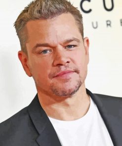 The Actor Matt Damon Diamond Painting