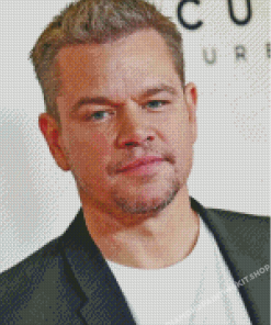 The Actor Matt Damon Diamond Painting