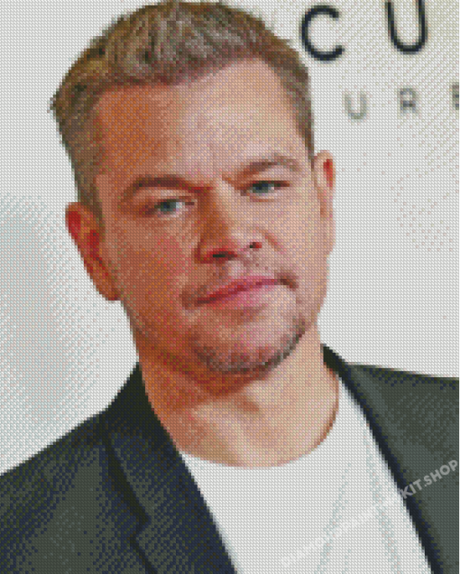 The Actor Matt Damon Diamond Painting