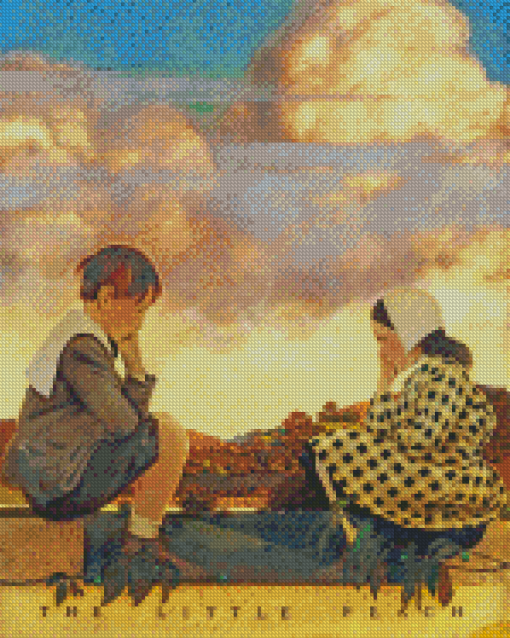 The Little Peach Maxfield Parrish Diamond Painting