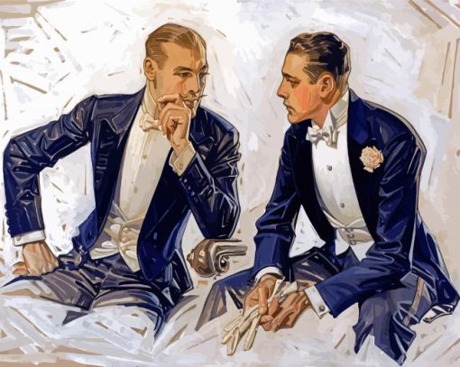 Vintage Men Christian Leyendecker Diamond Painting