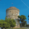 White Tower In Thessaloniki Diamond Painting