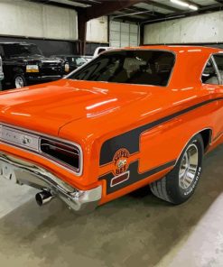 1970 Super Bee Car Hemi Orange Diamond Painting