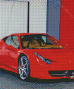 458 Ferrari Car Diamond Painting