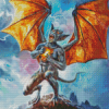 Aesthetic Gargoyle Diamond Painting