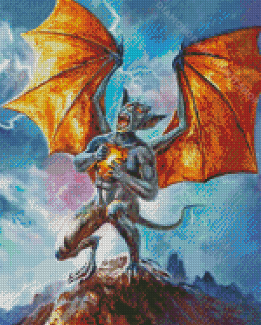 Aesthetic Gargoyle Diamond Painting