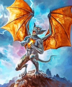 Aesthetic Gargoyle Diamond Painting