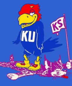 Aesthetic Kansas Jayhawks Diamond Painting