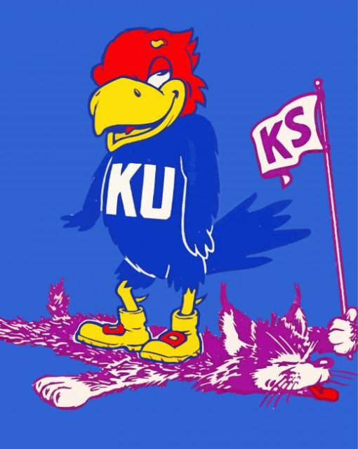 Aesthetic Kansas Jayhawks Diamond Painting