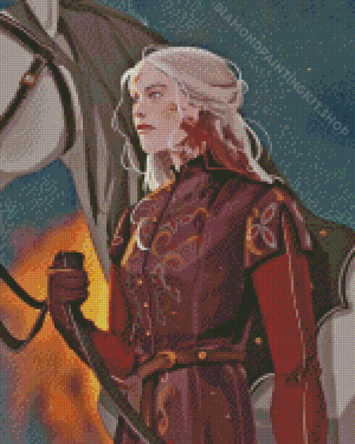 Anime Rhaenyra Targaryen Diamond Painting