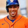 Astros Michael Brantley Baseball Left Fielder Diamond Painting