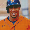 Astros Michael Brantley Baseball Left Fielder Diamond Painting