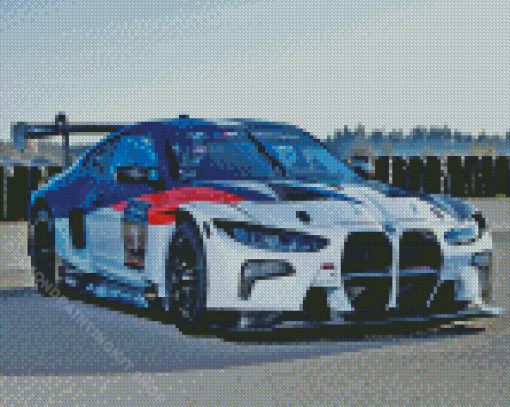 BMW Race Sport Car Diamond Painting