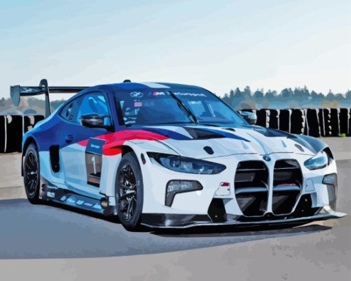 BMW Race Sport Car Diamond Painting