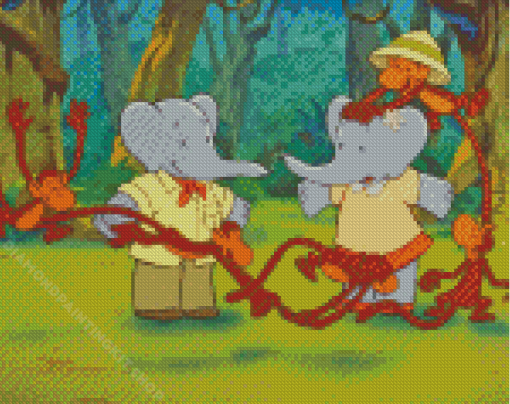 Babar The Movie Diamond Painting