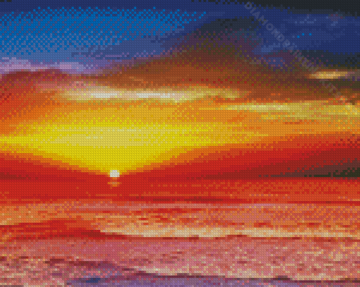 Beach Evening Diamond Painting