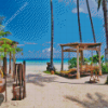 Beach Restaurant Diamond Painting