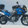 Blue Suzuki DL 650 V Strom Diamond Painting