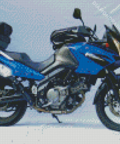 Blue Suzuki DL 650 V Strom Diamond Painting