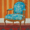 Blue Antique Chair Diamond Painting