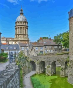 Boulogne Sur Mer Old Buildings Diamond Painting