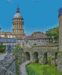 Boulogne Sur Mer Old Buildings Diamond Painting