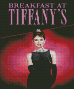 Breakfast At Tiffanys Movie Character Diamond Painting