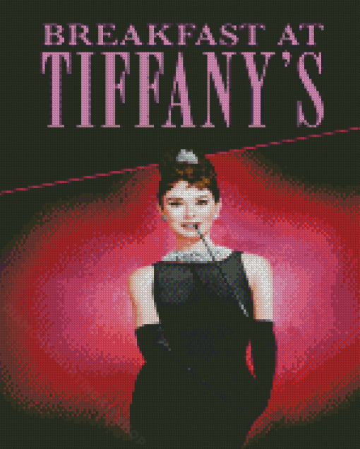 Breakfast At Tiffanys Movie Character Diamond Painting