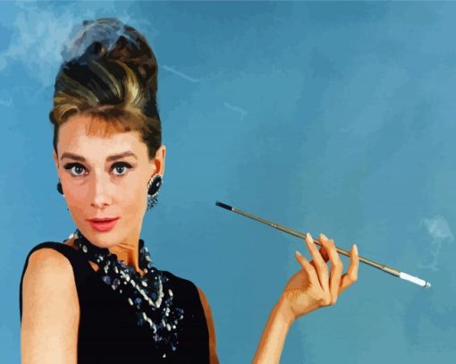 Breakfast At Tiffanys Movie Diamond Painting