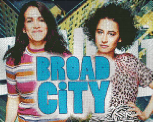 Broad City Serie Poster Diamond Painting