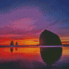 Cannon Beach Sunset Oregon Diamond Painting